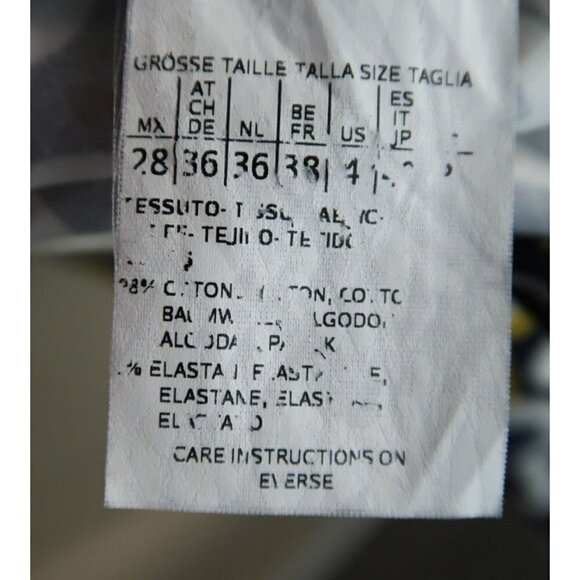 Max and Co Fit and Flare MIdi Dress Cap Sleeves Floral Pattern Women's Size 4 - Picture 8 of 8